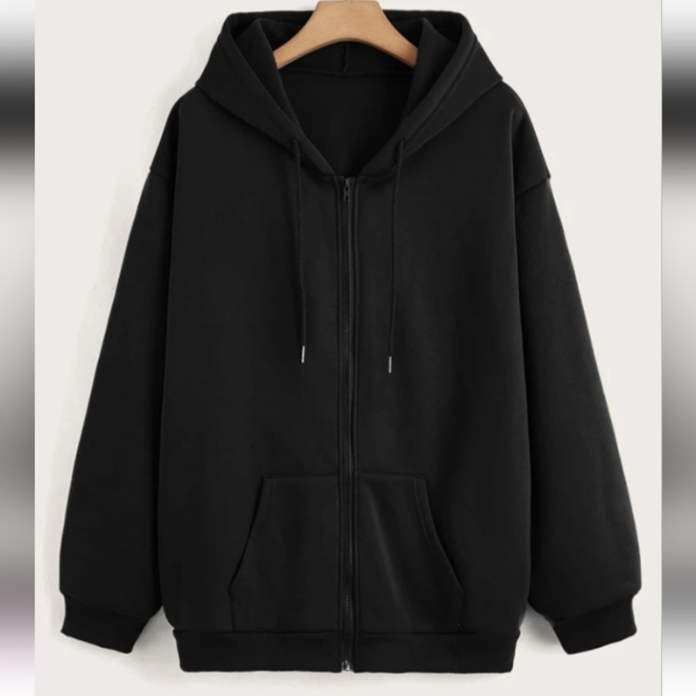ROMWE Black Hoodie